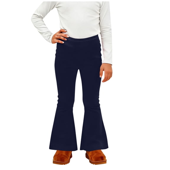 purcolt Girls High Waisted Flare Pants Stretchy Bell Bottom Leggings Yoga Bootcut Pants