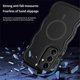 thumbnail image 4 of For Samsung Galaxy S25 S24 Case Compatible with MagSafe TPU + PC Phone Back Cover Skin Touch Wave Sh, 4 of 5