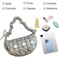 thumbnail image 5 of LinYooLi Puffer Tote Bag for Women, Lightweight Quilted Tote Bag Puffer Purse Cloud Pleated Shoulder Bag Handbag, 5 of 6