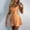 Orange, variant on Women's Casual Tennis Dress 2 Women's Summer Seaxy Floral Print Off Shoulder Satin Party Dress Pink S