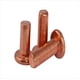 thumbnail image 2 of Rivets: 30 PC M5 * 30mm flat head copper rivets, solid rivets, semi-circular rivets, copper round caps, Nail common rivet fasteners, 2 of 5