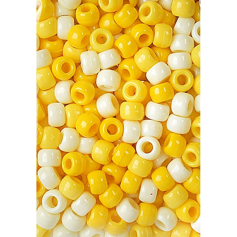 Hello Hobby 9x6mm Plastic Pony Beads 500 Pieces Ombré Mix in