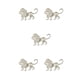 thumbnail image 2 of Minnieouse Broches Animal Pins Zinc Plata Nuevo diseño Moderno Animales Patrón Regalos para hombres Dye Tech Joyería Chal Accesorios Type5 NO5, 2 of 6