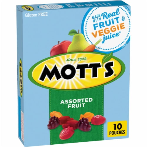 2X-Mott's Fruit Flavored Snacks - 0.8 oz - 10 ct