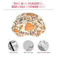 thumbnail image 3 of KLL Autumn With Hedgehog Pattern Shower Cap & Bath Cap for Women,Reversible Oversized Waterproof Shower Caps for all Hair Lengths,Elastic Reusable Bathing Hair Cap, 3 of 6
