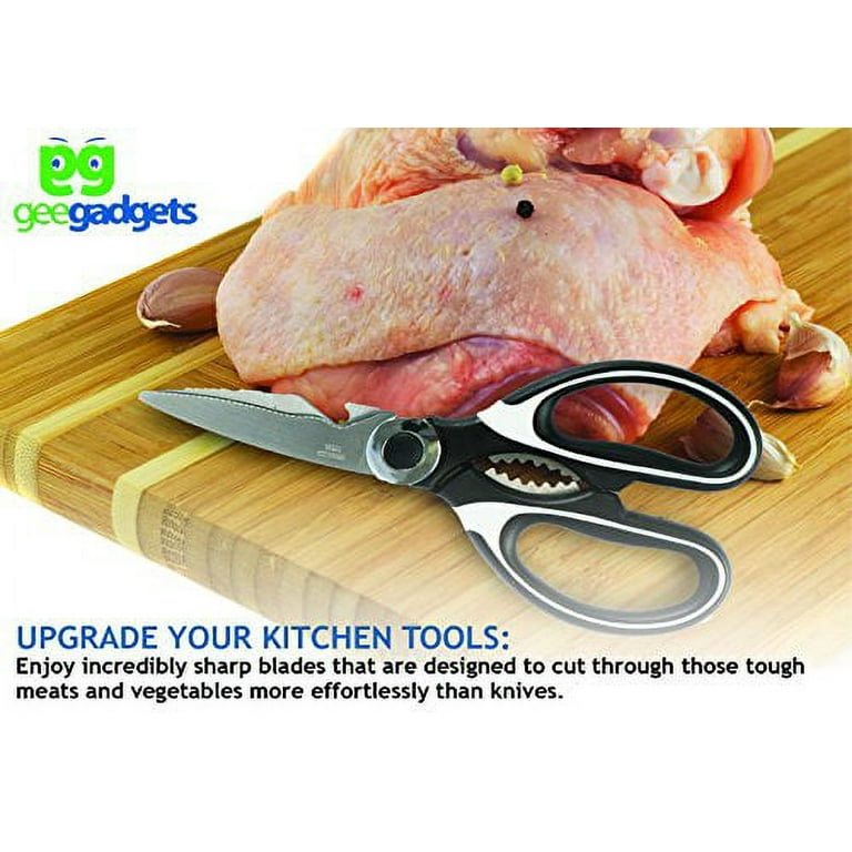 Kitchen Scissors,Myvit Poultry Shears Heavy Duty Meat Scissors,Dishwasher  Safe Multipurpose Stainless Steel Utility Food Scissors for