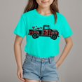 thumbnail image 2 of Godom Girls Short Sleeve T-Shirts Cotton Tees Summer Tee Tops, 2 of 4