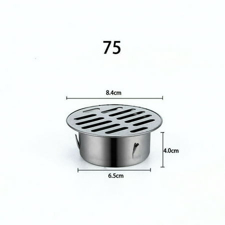 

Gerich 304 Stainless Steel thicken Drainage Roof Patio Round Flat Floor Drain Cover