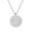 Silver, variant on Elegant Arabic Necklace with Ayatul Kursi Pendant Stainless Steel Clavicle Chain Jewelry for Men and Women