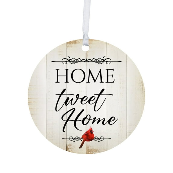 LifeSong Milestones Cardinal Round Hanging Ornaments Decor - Home Tweet Home
