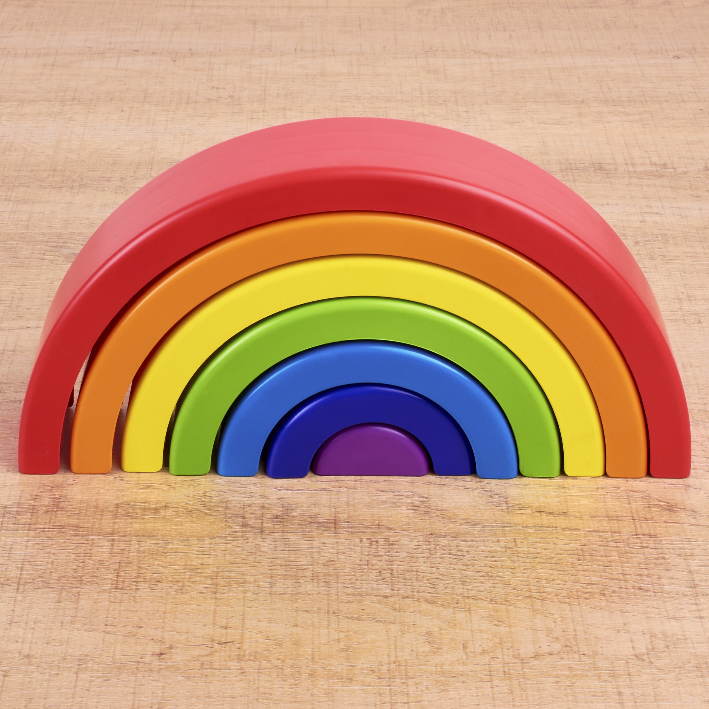 stackable rainbow toy