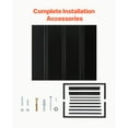 thumbnail image 6 of KFFKFF Fixed Metal Awning 44 x 24 in, Window and Door Canopy, Durable Steel Frame for Exterior Rain, Snow, and Sunlight Protection, Ideal for Entrances, Windows, Porches, and Balconies, 6 of 9