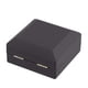 thumbnail image 2 of Caja de terciopelo para guardar joyas, organizador para bodas, compromisos, propuestas, cumpleaños y aniversarios (negro), 2 of 5