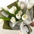 thumbnail image 4 of 80pcs Florist Packaging Paper Floral Bouquet Wraps Paper 11.4in White Gift Packaging Paper for Home Wrapping Paperc for Holiday, 4 of 6