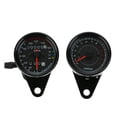 thumbnail image 2 of 12V Motorcycle 13000 RPM Tachometer, Kilometer/Hour Speedometer, Dual Odometer with LED Backlight, 2 of 8
