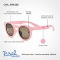 thumbnail image 5 of Real Shades Kids Chill Unbreakable UV Protection Fashion Sunglasses, Dusty Rose, Toddler Age 2+, 5 of 14