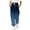 Dark Blue, variant on Girls Athletic Joggers - 𝖣rawstring Waist Pockets Lightweight Cotton Sweatpants for Teen Girls Casual Activewear 3-14Y