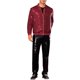 thumbnail image 2 of Chaqueta Varsity con lentejuelas INSPIRE CHIC para hombres, chaqueta bomber brillante y con glitter para fiestas de los 70, color rojo, 2 of 4