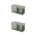 thumbnail image 1 of Caja de almacenamiento impermeable Advancent montada en la pared verde negruzco 17.3*10.3*6.6 cm 2Conjunto, 1 of 6