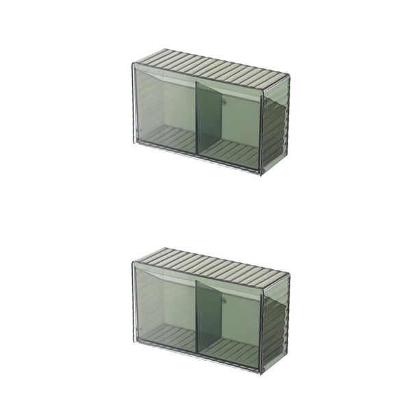 Bewildely Caja organizadora montada en la pared para almacenamiento diario Suministros de baño de fácil acceso Caja de almacenamiento para Type1 NO1