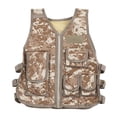 thumbnail image 2 of Chaleco De Combate Para Niños, Chaleco Para Niños Con Múltiples Bolsillos, Diseño De Cremallera De Camuflaje, Protección Con Mayor Resistencia A La Tracción Para Juegos De, 2 of 7