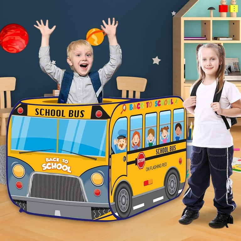 Big yellow school hotsell bus play tent