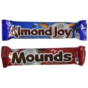 Almond Joy and Mounds 24 bar Variety Pack (2-Pound 8.3-Ounce) : Chocolate Bars