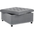 thumbnail image 5 of Square Storage Ottoman W/Corduroy fabric Versatile Coffee Table( 30",Grey), 5 of 9