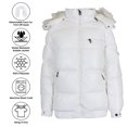 thumbnail image 3 of Women's Heavyweight Parka Jacket with Detachable Hood - Water-Resistant, Insulated Winter Coat for Cold Weather (S-XL), 3 of 5