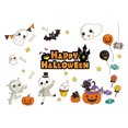thumbnail image 2 of Halloween Themed Static Window Clings, Reusable Seasonal Decals for Indoor Glass & Mirror Holiday Halloween Decoration, 2 of 4