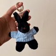 thumbnail image 3 of Animal Backpack Pendant Cute Cartoon Rabbit Keychain Plush Toy Keyring for Backpacks Bags Backpack Pendant, 3 of 8