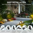 thumbnail image 6 of MW Lighting Low Voltage Spot Lights, 2700K-5000K Adjustable, 7W, 520LM, IP65 Waterproof, CRI 90+, 12-24V AC/DC, Outdoor Landscape Light for Garden, Yard, Bronze, ETL Listed, 12-Pack, 6 of 8