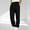 Black, variant on Coorders Men's Sweatpants with Pockets, Elastic Waist Men's Lounge Pants,Big Mens Black,Size L