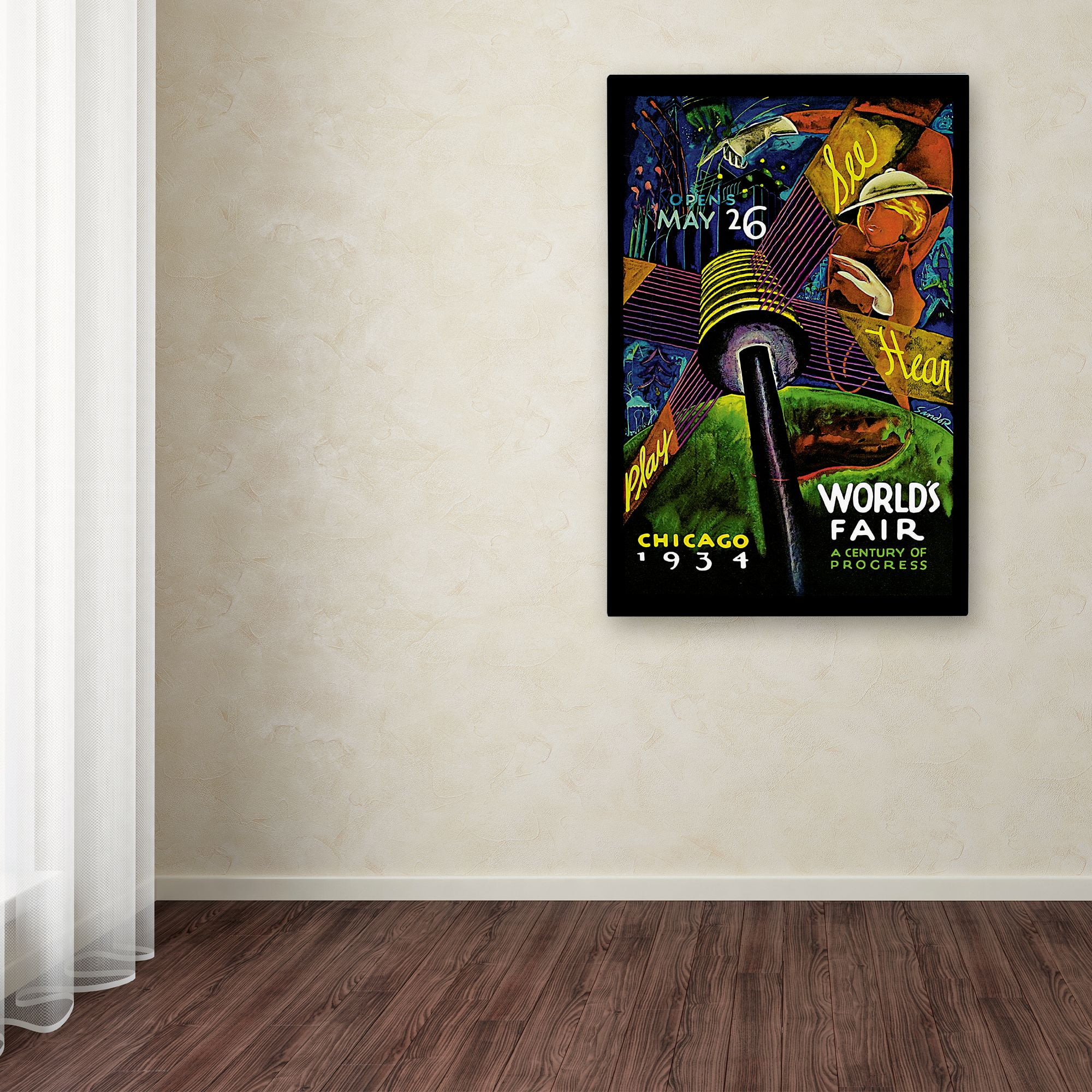 Trademark Fine Art 'Travel 21' Canvas Art by Vintage Lavoie