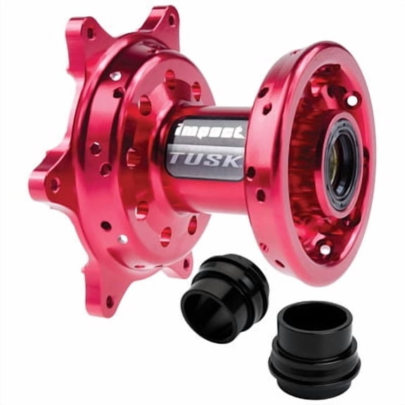 Tusk Impact Motorcycle Hub - Front Red