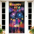 thumbnail image 6 of 2026 Happy New Year Door Curtain, Hanging Festival Decorative Banner, Suitable for Standard Door Frames and Walls, Creates Joyful Festive Atmosphere as a Home Party Backdrop Decoration, 6 of 6