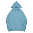 thumbnail image 5 of UngA Women Oversized Hoodie Comfy Sweatshirts Fall Fashion 2025 Outfits Casual Tops Fleece Clothes with Pockets Hoodies Women (Light Blue,M), 5 of 5