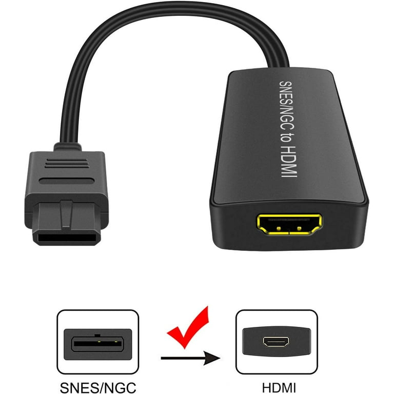 N64 to HDMI Converter SNES HDMI Adapter 16 9 4 3 Support Plug