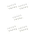 thumbnail image 3 of Yuarrent 10 piezas de tornillos hexagonales para bicicleta, cubiertas para tornillos, plástico liso profesional, accesorios prácticos M5,blanco 5Conjunto, 3 of 6