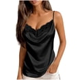 thumbnail image 2 of Antinious Ladies V-Neck Camisole Adjustable Lace Splice Breathable Tank Tops, 2 of 5