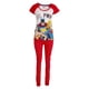 thumbnail image 1 of Justice League - Pijama de Algodón Girl Power para Mujer (Blanco/Rojo), 1 of 3