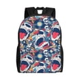 thumbnail image 1 of Disketp cool rock Skull Mochila Unisex de Apertura Lateral Completa, Mochila para Laptop para Escuela, Trabajo y Viajes, 1 of 8