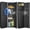 Black-Fingerprint, variant on 53.15" Wall Gun Cabinet, Biometric Fingerprint Hidden Gun Safe With Dual Alarm System And Silent Mode, Gun Safes 3 Adjustable Shelves, Magnetic Slot And Key Hook
