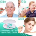 thumbnail image 5 of Kit de Retrait de Cire d'Oreille en Silicone Outil de Retrait de Cire d'Oreille Sûr et Doux Kit de Retrait de Cire d'Oreille Réutilisable Q Grip Kit de Retrait de Cire d'Oreille 16 Embouts pour Adultes Enfants Humains, 5 of 5