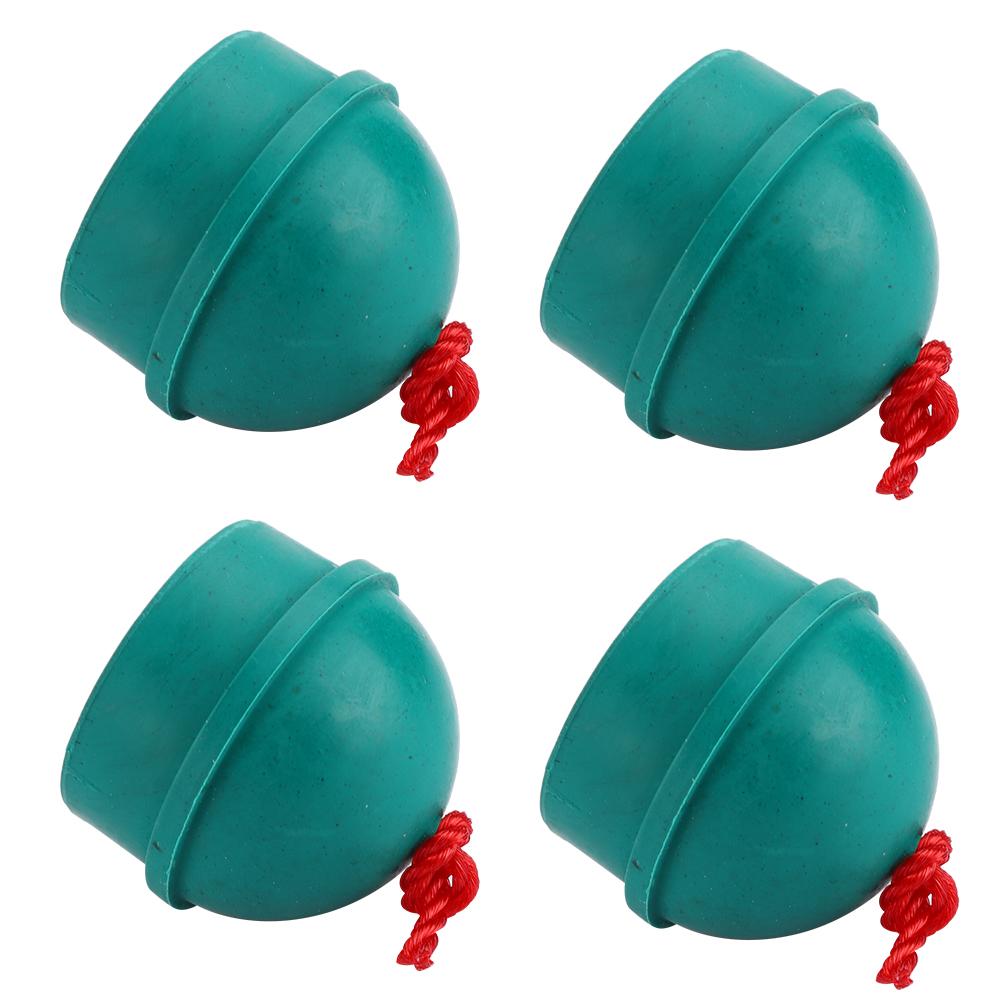 LYUMO Snooker Chalk Cap, 4PCS Green Rubber Billiard Chalk Holder