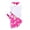 Hot Pink, variant on Baby Girl Clothes 6-9 Months Newborn Baby Girl Clothes Summer Outfit Short Sleeve Ribbed Romper Floral Suspender Overalls Shorts Set with Headband 3PC(Purple,6-9 Months)