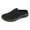 Black, variant on Men Women Mules Clogs Open Back Breathable Mesh Comfort Casual Slip on Walking Slippers