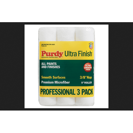 Purdy Ultra Finish Microfiber 3/8 in. x 9 in. W Regular Paint Roller Cover For Smooth