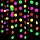 thumbnail image 3 of Cuerda de papel fluorescente para fiestas de cumpleaños, flores de papel fluorescentes para tirar, banderines colgantes de papel con forma de cinco estrellas, 3 of 5