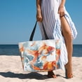 thumbnail image 6 of Honeii Three Goldfish Watercolor Splash for Tote Bag with Adjustable Strap,Beach Bag, Waterproof Sandproof Beach Tote Bag, Large Capacity Foldable Beach Bags, 6 of 7